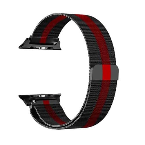 OEM Milanese Loop Red Stripe για Apple Watch 38/40/41mm APPLE WATCH OEM