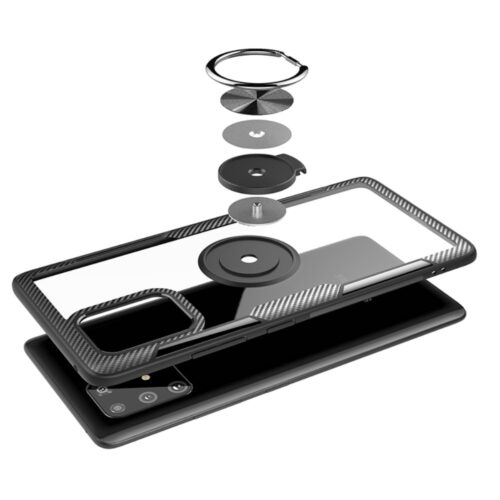 Clear Ring Kickstand Black Samsung Galaxy S20 FE SAMSUNG OEM