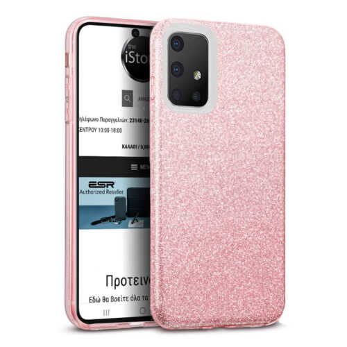 Hybrid Strass Pink Case Samsung Galaxy S20 FE ΘΗΚΕΣ OEM
