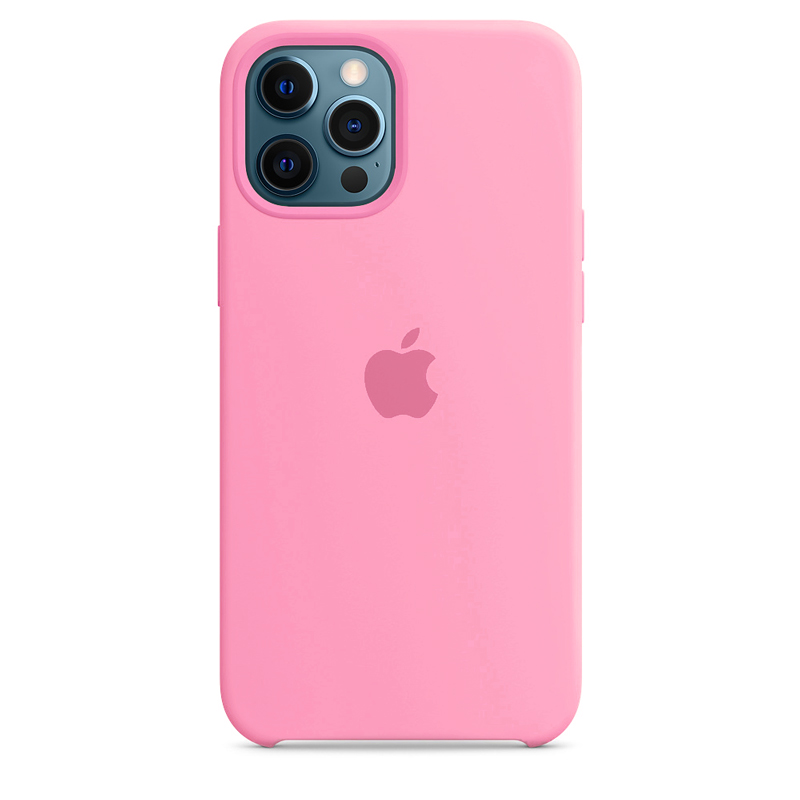 Premium Silicone Case Pink iPhone 12/12 Pro | The-iStore.gr