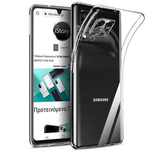 Orso Crystal Gel Case Samsung Galaxy A12 SAMSUNG OEM