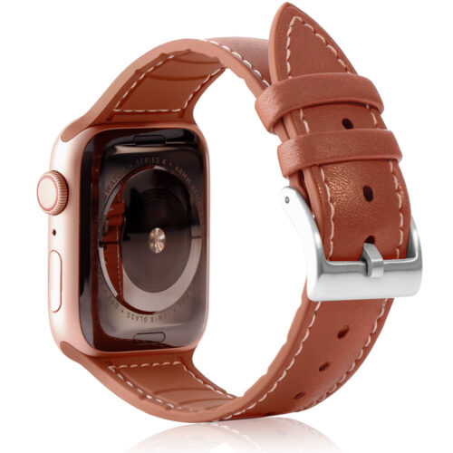 Stoband Hera Genuine Leather Λουράκι Apple Watch 42/44/45/49mm Brown APPLE WATCH Stoband