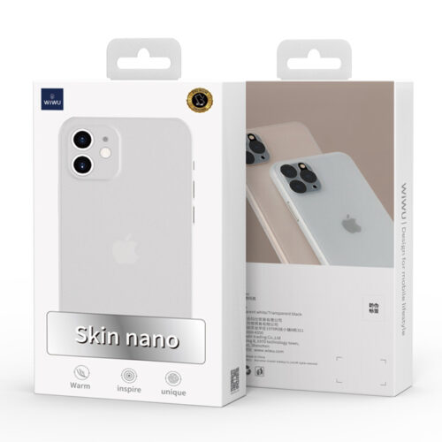 WiWU iPhone 12 Pro Max Slim Skin Nano Case Clear White ΘΗΚΕΣ WIWU