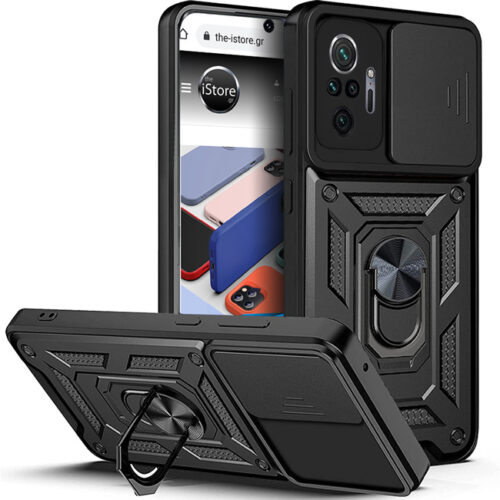 Combo Kickstand Slide Camera Case Black Xiaomi Redmi Note 10 Pro XIAOMI OEM