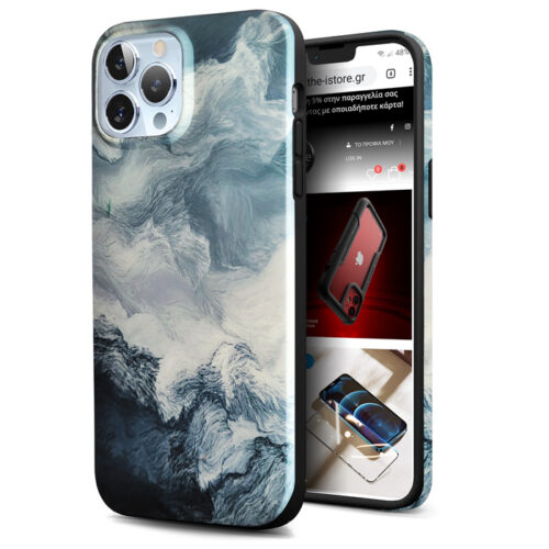 iPhone 13 Pro Max Soft Silicone Case Mountain Fog ΘΗΚΕΣ OEM