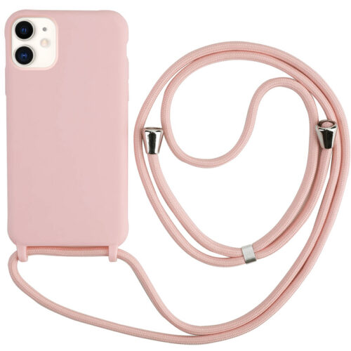 Liquid Silicone Κορδόνι Case Pink Sand iPhone 11 ΘΗΚΕΣ OEM