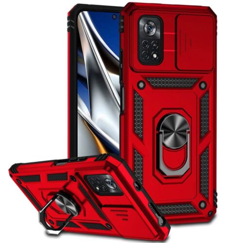 Combo Kickstand Slide Camera Case Red Xiaomi Poco X4 Pro 5G XIAOMI OEM