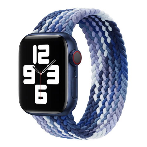 Hera Braided Weaving Blue Λουράκι για Apple Watch 42/44/45mm (Size: M) APPLE WATCH OEM