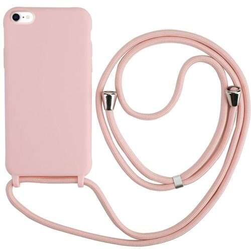 Liquid Silicone Κορδόνι Case Pink Sand iPhone 6/6s ΘΗΚΕΣ OEM