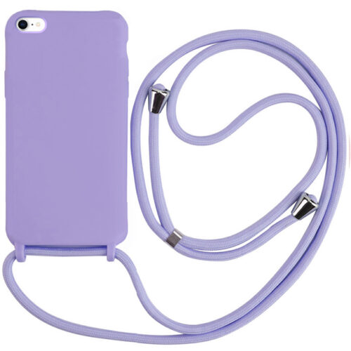 Liquid Silicone Κορδόνι Case Violet iPhone 6/6s ΘΗΚΕΣ OEM