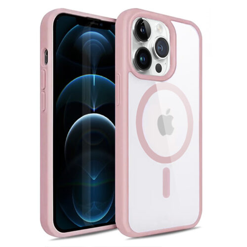 OEM iPhone 12/12 Pro MagSafe Case Clear Pink Sand ΘΗΚΕΣ ΟΕΜ