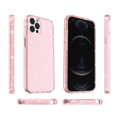 OEM iPhone 13 Pro Max Glitter Powder Pink Case ΘΗΚΕΣ ΟΕΜ