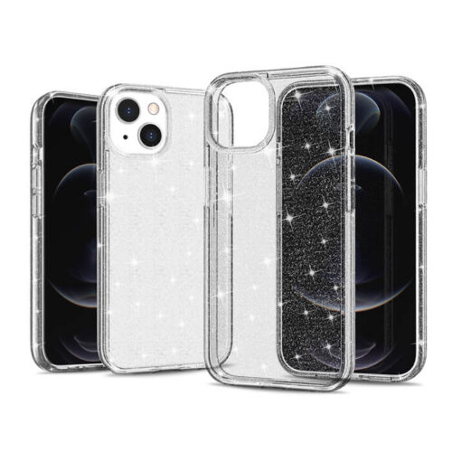 OEM iPhone 13 Glitter Powder Clear Case ΘΗΚΕΣ ΟΕΜ