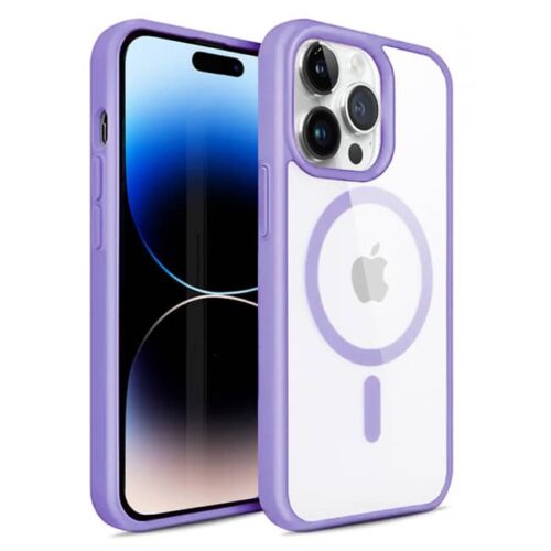 OEM iPhone 14 Pro MagSafe Case Clear Violet ΘΗΚΕΣ ΟΕΜ