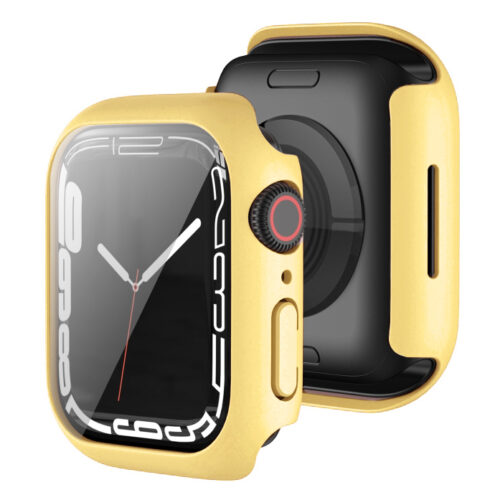 2-in-1 Hard Frame Yellow + Tempered Glass Apple Watch 45mm APPLE WATCH OEM