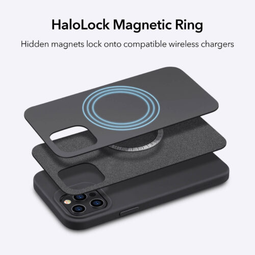ESR iPhone 12 Pro Max Cloud HaloLock MagSafe Case Black ΘΗΚΕΣ ESR