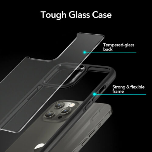 ESR iPhone 12 Pro Max Ice Shield Clear Black (4894240122204) ΘΗΚΕΣ ESR