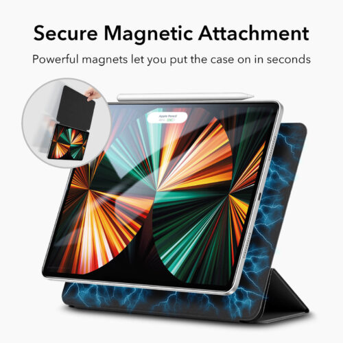 ESR Rebound Magnetic with Clasp Black iPad Pro 12,9 2020/2021/2022 ΘΗΚΕΣ ESR