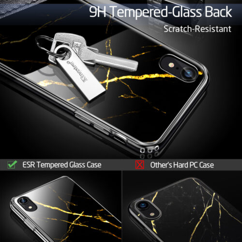 ESR iPhone XR Mimic Marble Black Gold (489424071205) ΘΗΚΕΣ ESR