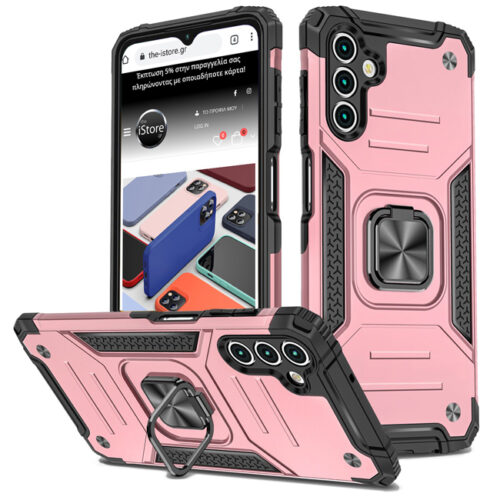 Armor Ringstand Case Rose Gold Samsung Galaxy A04s/ A13 5G ΘΗΚΕΣ OEM