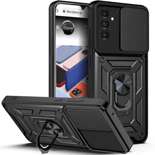 Combo Kickstand Slide Camera Case Black Samsung Galaxy A13 5G ΘΗΚΕΣ OEM