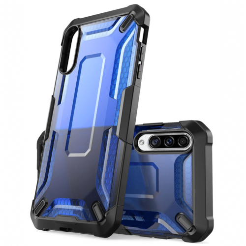 Hybrid Armor Case Clear Blue Samsung Galaxy A30s/A50/A50s ΘΗΚΕΣ OEM