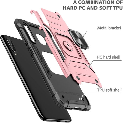 Armor Ringstand Case Rose Gold Samsung Galaxy A30s/A50/A50s ΘΗΚΕΣ OEM
