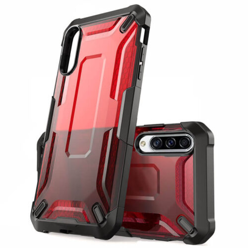 Hybrid Armor Case Clear Red Samsung Galaxy A30s/A50/A50s ΘΗΚΕΣ OEM