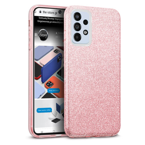 Hybrid Strass Pink Case Samsung Galaxy A23 4G/5G ΘΗΚΕΣ OEM