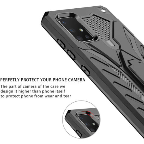 Defender Armor Case Black Samsung Galaxy A02s ΘΗΚΕΣ OEM