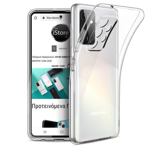 Orso Crystal Gel Case Samsung Galaxy A72 ΘΗΚΕΣ OEM