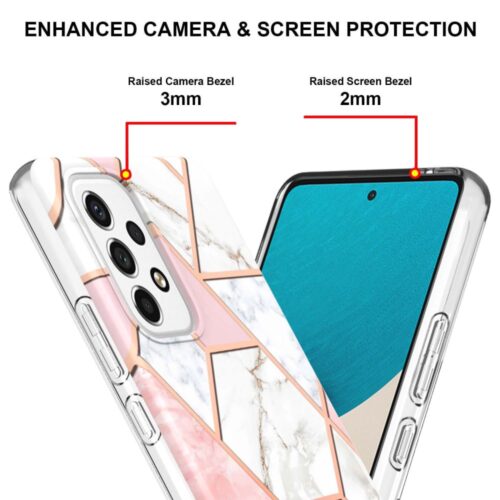 Royal Marble Silicone Case Pink Samsung Galaxy A53 5G ΘΗΚΕΣ OEM