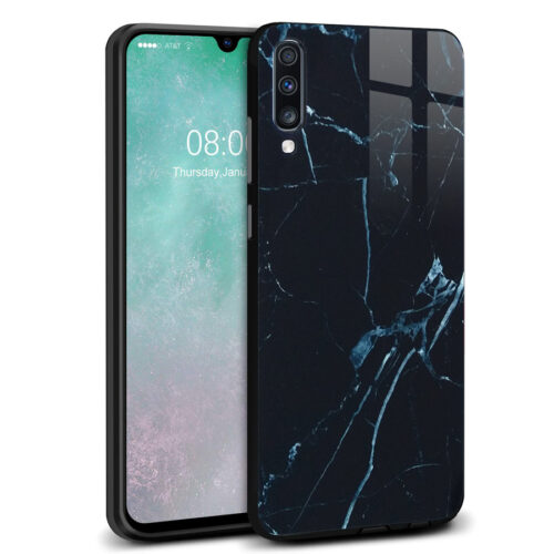 Glossy Marble Black Case Galaxy A30s ΘΗΚΕΣ Orso