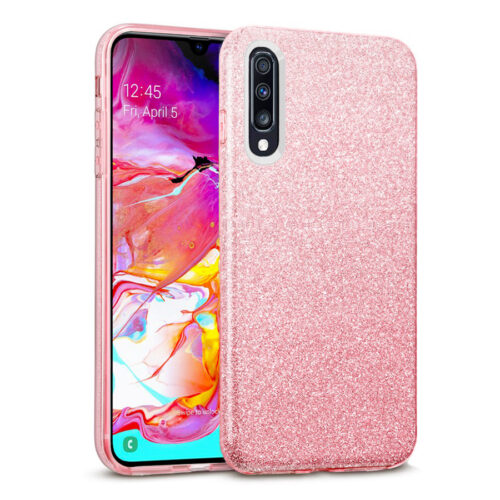 Hybrid Strass Pink Case Samsung Galaxy A70/A70s ΘΗΚΕΣ Forcell