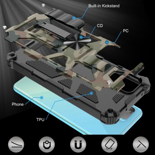 Camouflage Kickstand Armor Case Samsung Galaxy A53 5G ΘΗΚΕΣ OEM