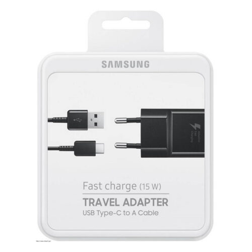 Σετ Γνήσιος Φορτιστής Samsung EP-TA20EWE και Καλώδιο Fast Charge Type-C (Black) ANDROID Samsung Original