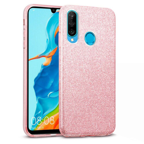 Hybrid Strass Pink Case Huawei P30 Lite Huawei P30 Lite Forcell