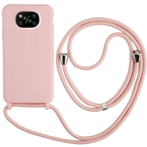 Liquid Silicone Κορδόνι Case Pink Sand Xiaomi X3 NFC / X3 Pro ΘΗΚΕΣ OEM