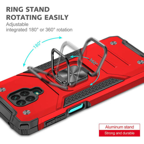 Armor Ringstand Case Red Xiaomi Redmi Note 9s / Note 9 Pro / Note 9 Pro Max ΘΗΚΕΣ OEM