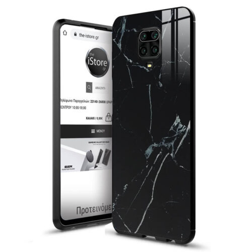 Glossy Marble Black Case Xiaomi Redmi Note 9s ΘΗΚΕΣ Orso