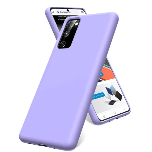 Rubber Silk Case Violet Samsung Galaxy S20 ΘΗΚΕΣ RUBBER SILK