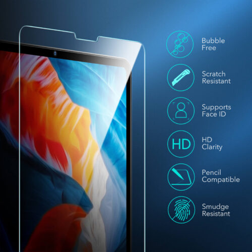 ESR Set Ascend Trifold Case Black + Tempered Glass iPad Pro 12,9 2021/2022 ΘΗΚΕΣ ESR