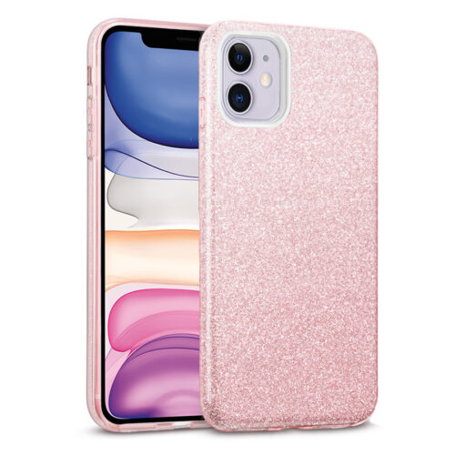 Hybrid Strass Pink Case iPhone 11 ΘΗΚΕΣ Forcell