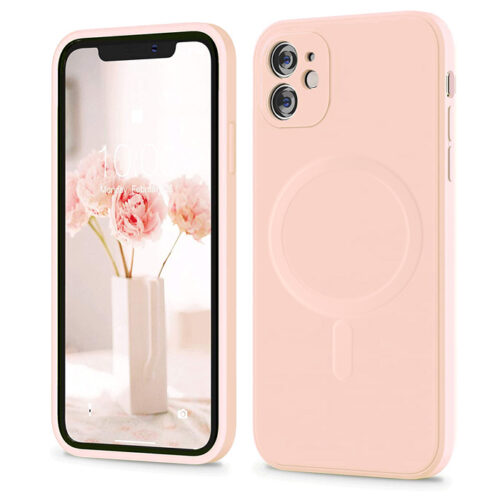 KSTDesign Magsafe Liquid Silicone Case Pink Sand iPhone 11 ΘΗΚΕΣ KSTDesign