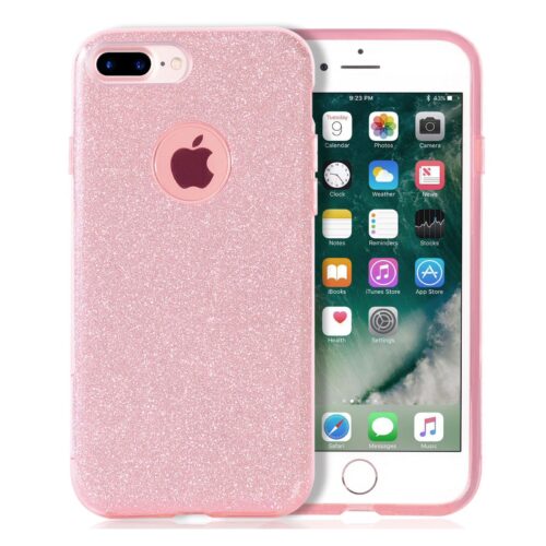 Hybrid Strass Full Pink Case iPhone 7 Plus/8 Plus ΘΗΚΕΣ Forcell