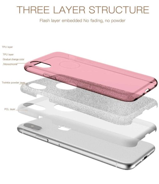 Hybrid Strass Pink Case iPhone XR ΘΗΚΕΣ Forcell