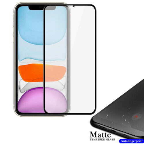 Matte Anti-Fingerprint Full Glue Tempered Glass iPhone 11/XR ΠΡΟΣΤΑΣΙΑ ΟΘΟΝΗΣ OEM