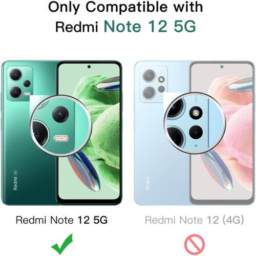 Glossy Marble Black Case Xiaomi Redmi Note 12 5G ΘΗΚΕΣ OEM