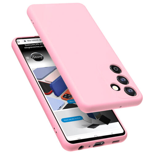 Θήκη Rubber Silk Pink Samsung Galaxy A14 4G/5G ΘΗΚΕΣ Orso