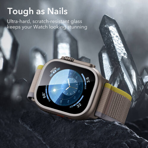 (2 Pack) ESR Armorite Ultra-Tough Tempered Glass Apple Watch Ultra 49mm APPLE WATCH ESR